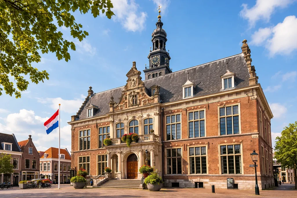 Home Historisch stadhuis van Kampen op het plein